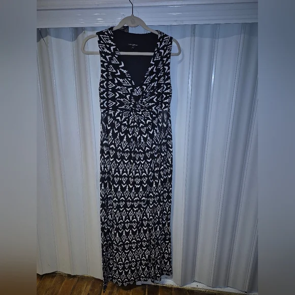 chinese dress ladies Mario Serrani Ladies' Maxi Dress, Blue Palm Print, M / Blue Palm Print